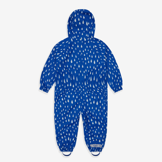 Essentials Waterproof Puddle Suit Blue Raindrop